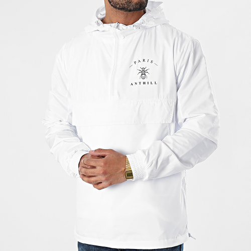 Coupe-Vent Logo Blanc