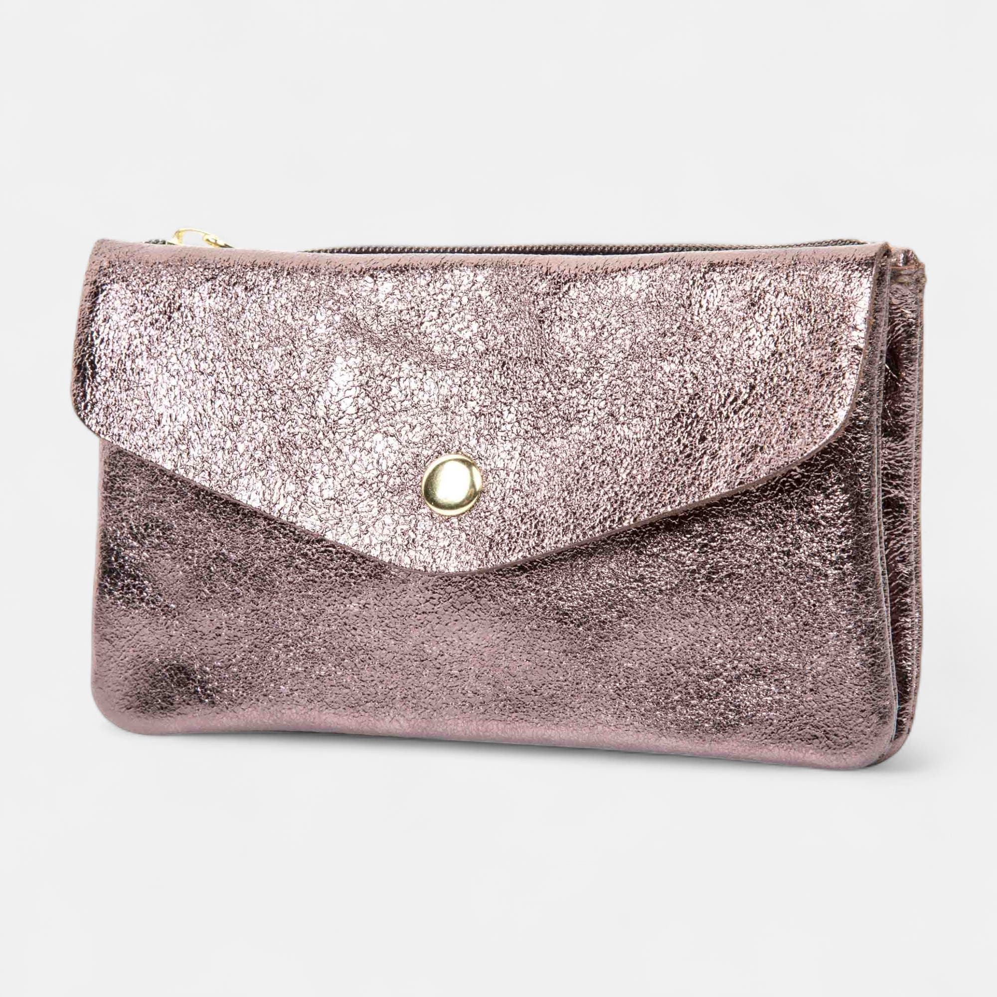 Petite maroquinerie en cuir marron