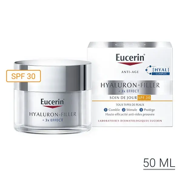 Rotina Facial Antienvelhecimento Eucerin HYALURON-FILLER com Efeito 3x