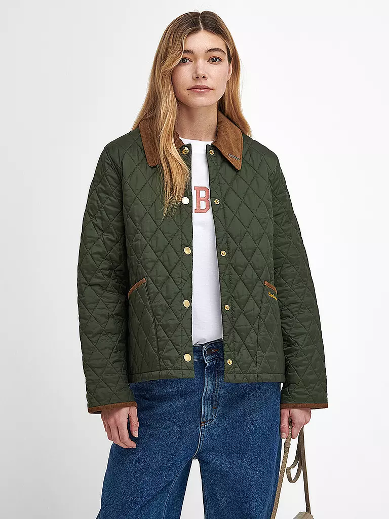 BARBOUR Leichtsteppjacke LIDDESDALE olive