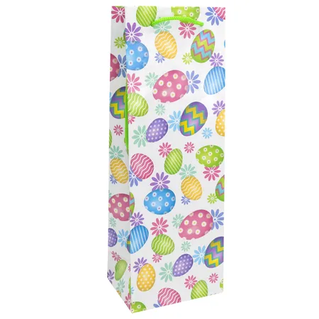 Idena Flaschentasche Ostereier 12x35cm FSC-Mix