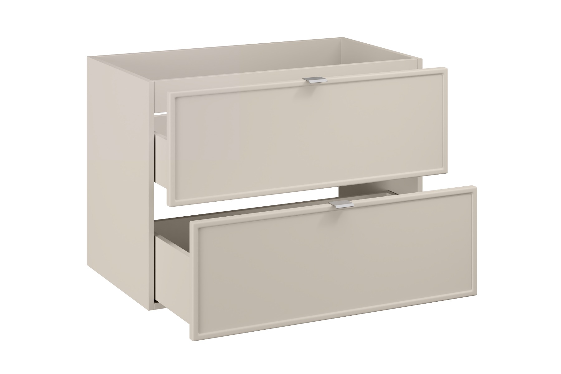 Comad Bella Cashmere onderkast met 2 lades 80x45cm taupe