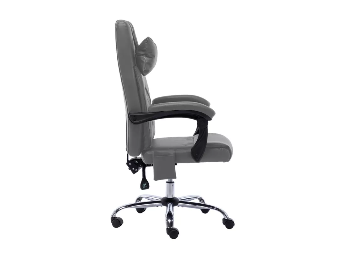Prolenta Premium - Chaise de bureau de massage Anthracite Similicuir