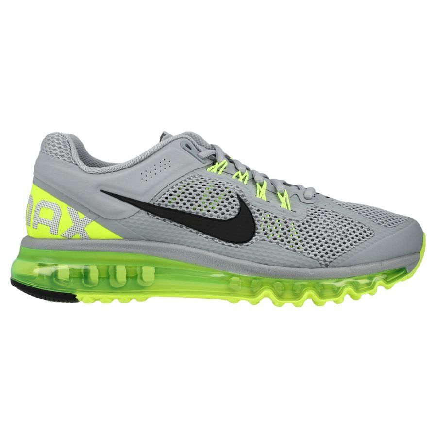 Nike Chaussures Air Max 2013 - Gris/Noir/Jaune Fluo