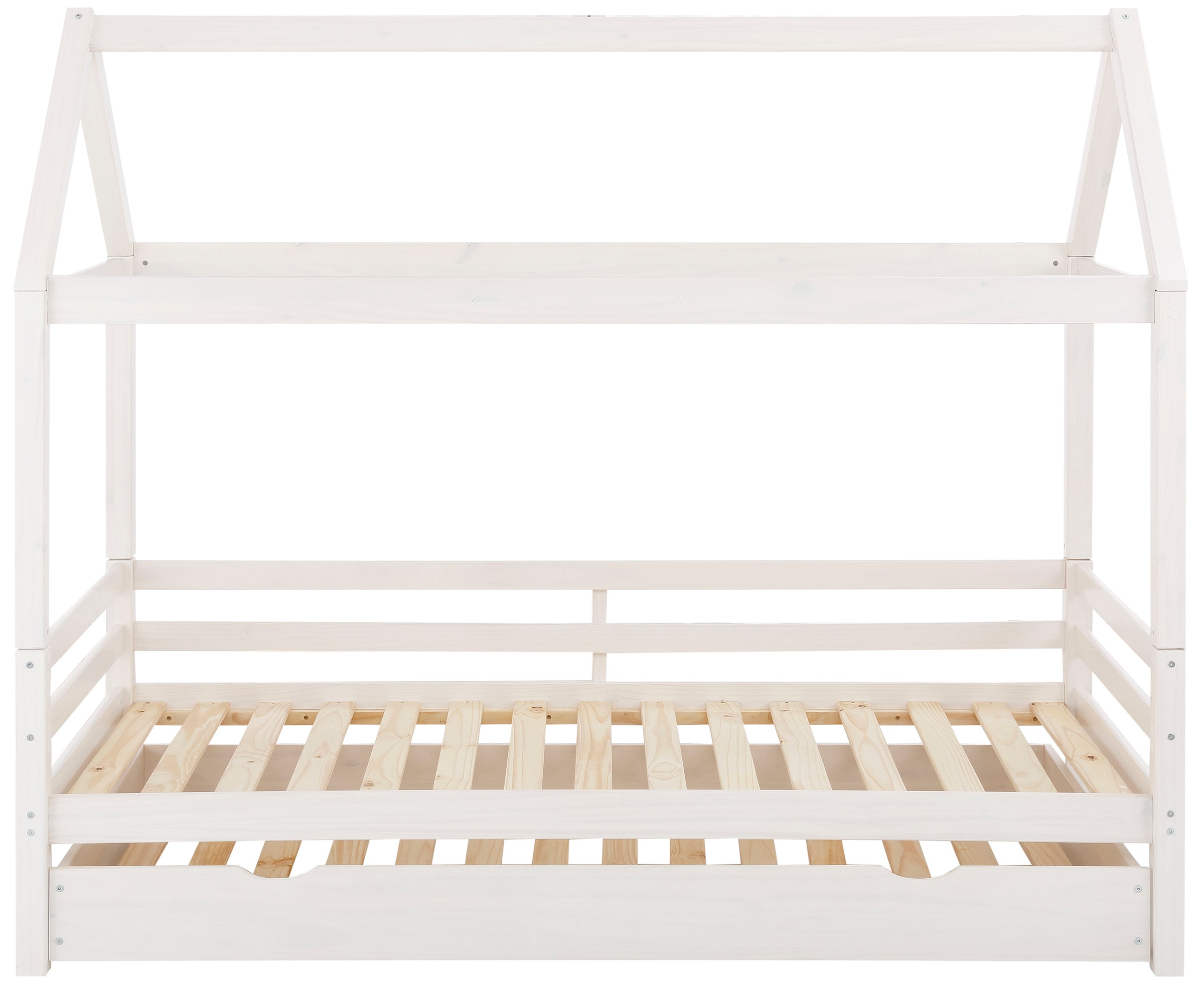 Lüttenhütt Kinderbett »Alpi« inklusive Bettschubkasten und Lattenrost, Liegefläche 90x200 cm,