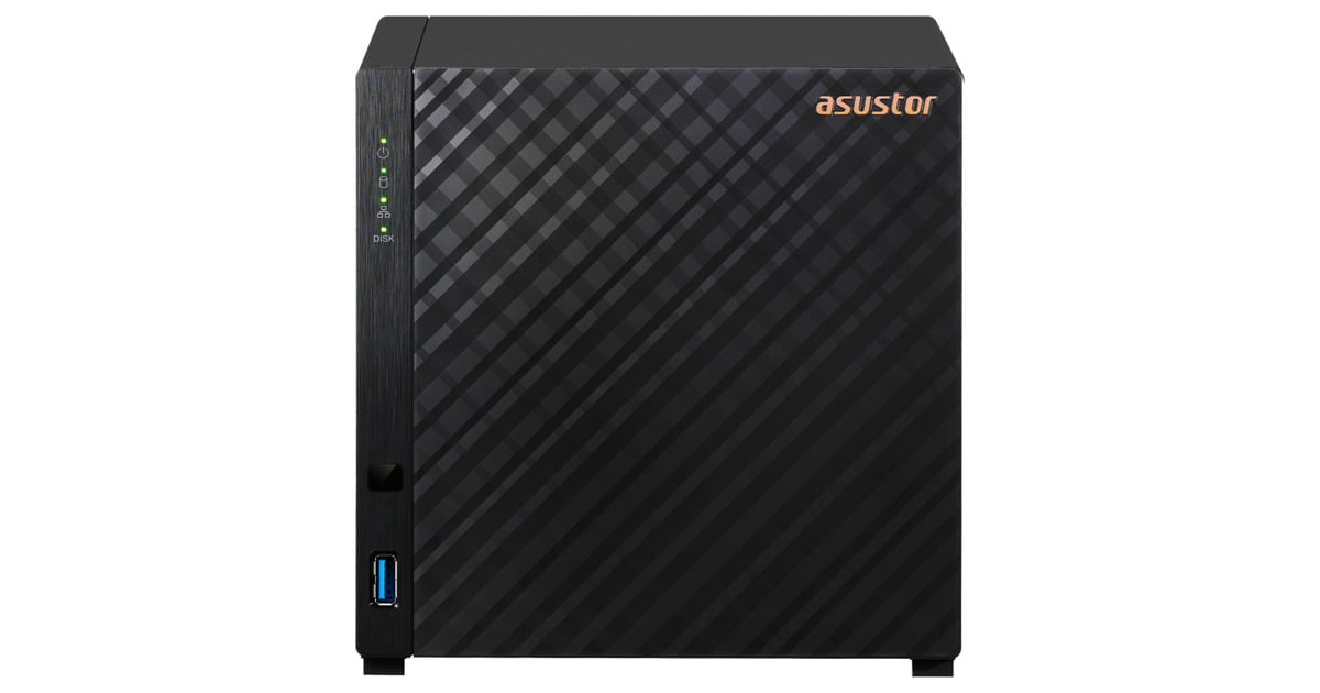 AsustorDrivestor 4 Gen2 (AS1204T) nas  (Zwart, LAN, USB)