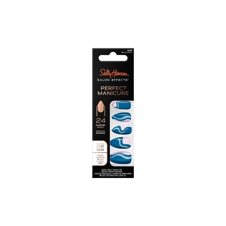 Sally Hansen Salon Effects Perfect Manicure Ride the Wave Nagelspitzen 24 Stück