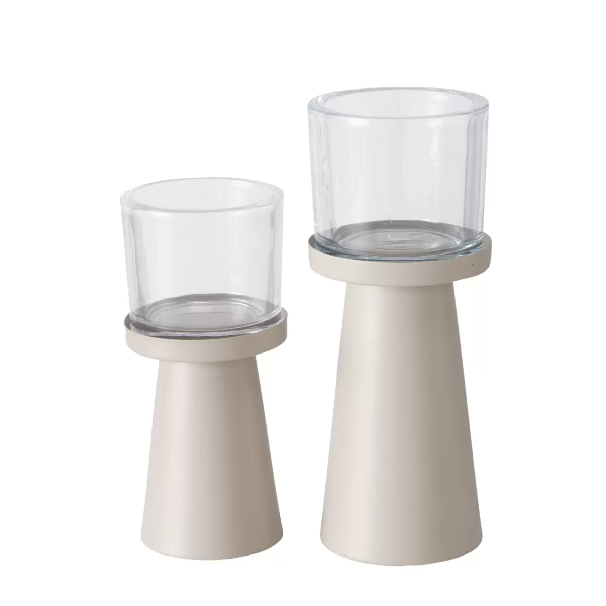 Windlicht Pius Beige