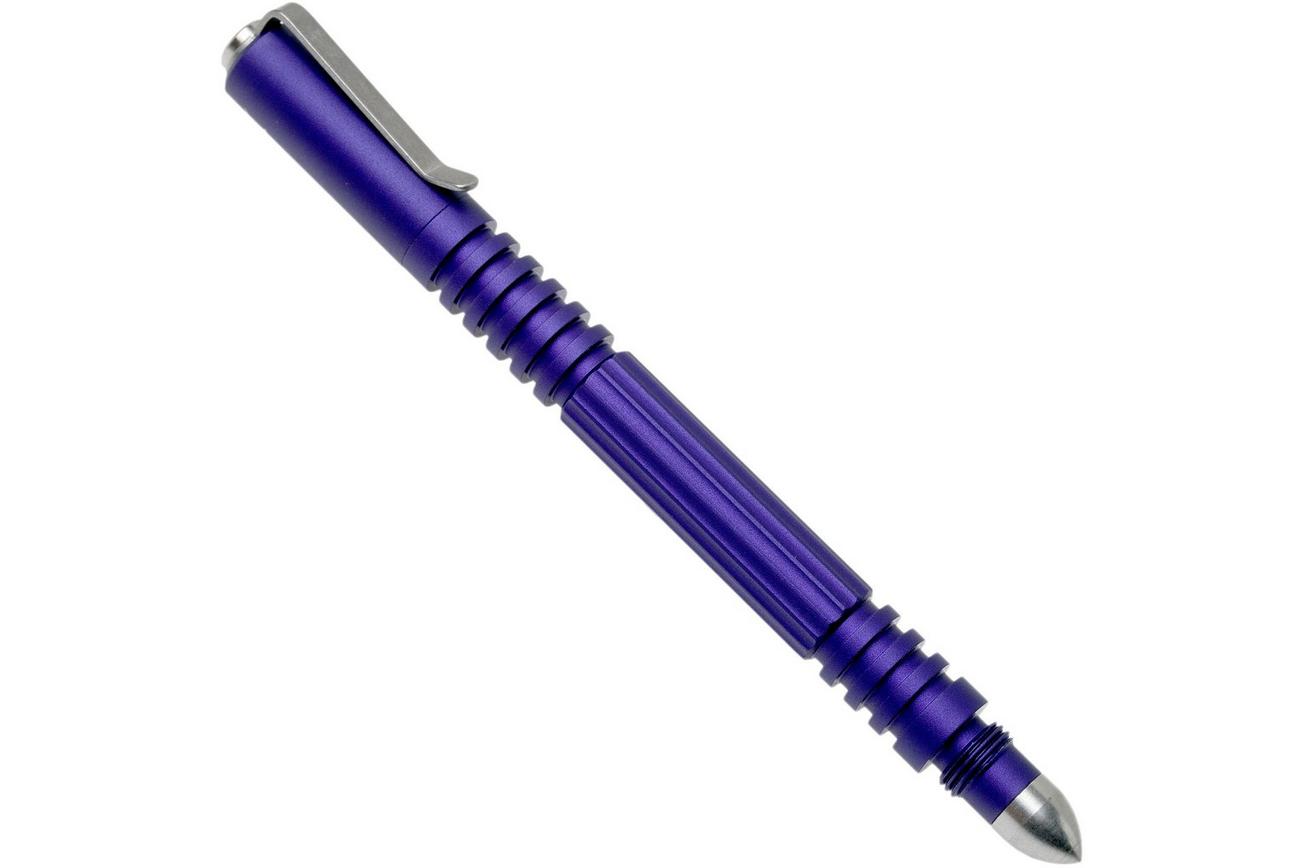 Rick Hinderer Investigator Pen Aluminium Matte Purple, tactische pen