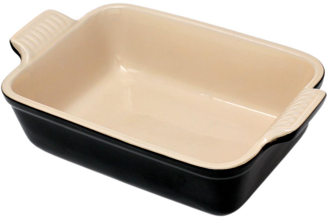 Le Creuset ovenschaal rechthoekig 1,1L, 19 cm, zwart
