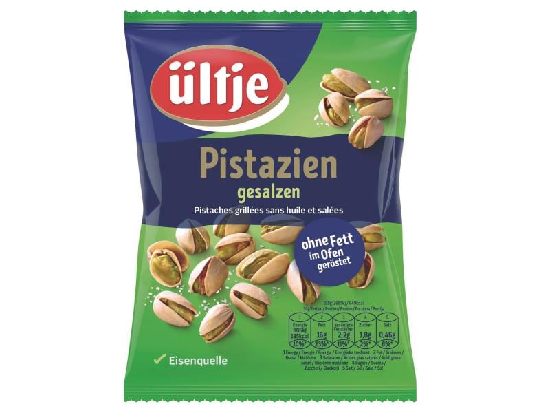 Ültje Apéro Pistazien gesalzen 150 g Pistazien ohne Fett im Ofen geröstet und gesalzen