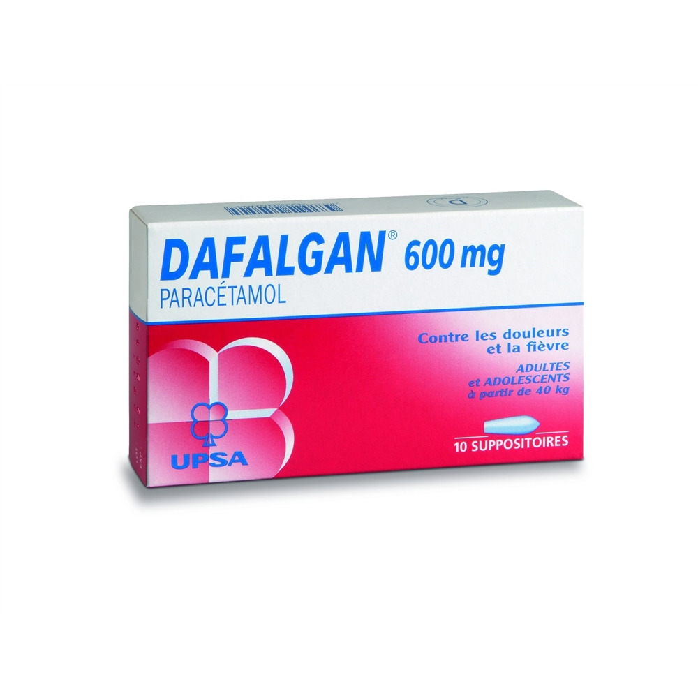 DAFALGAN Supp 600 mg Blist 10 Stk<br>10 Stück, Blister, Zäpfchen
