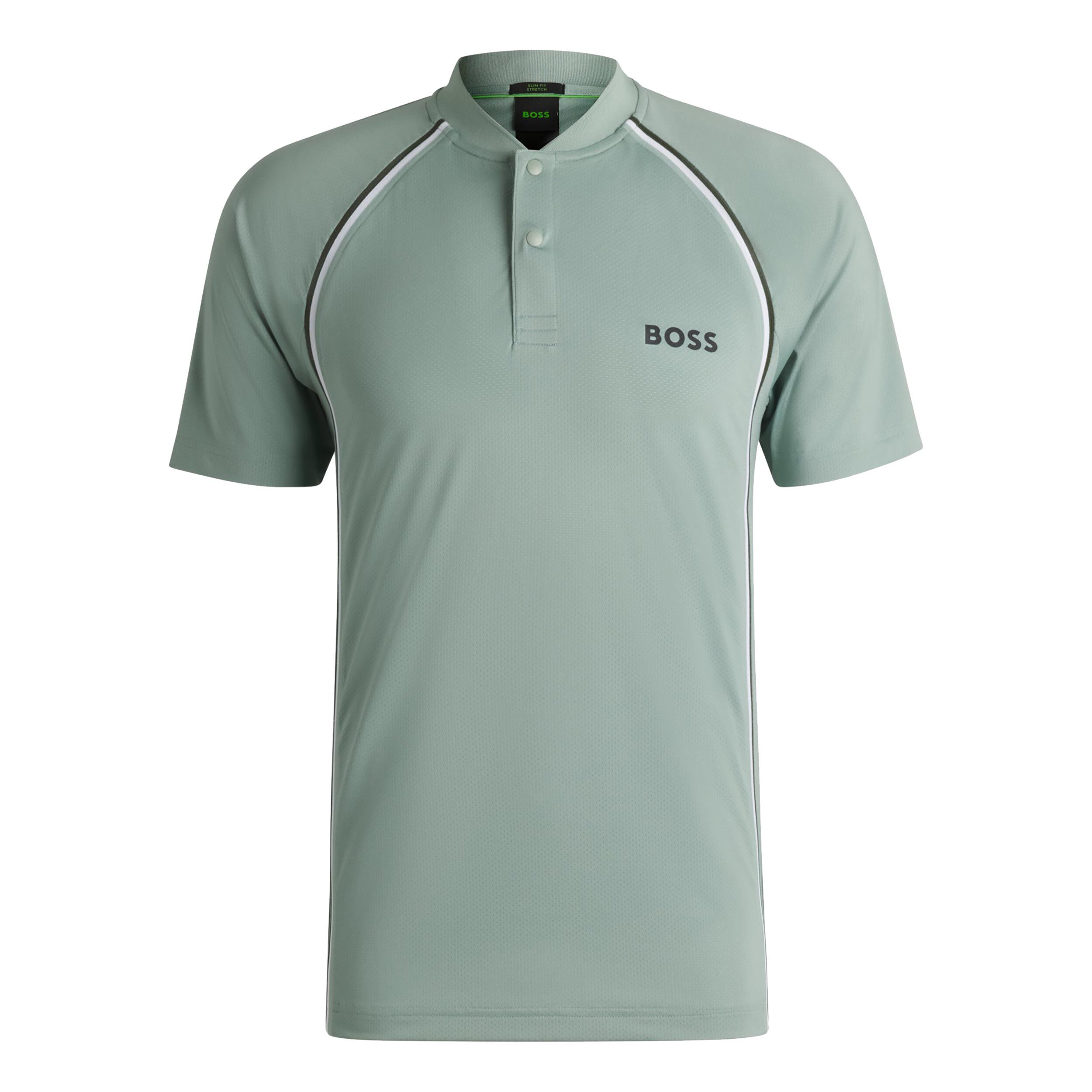 BOSS Pariq TOC Mesh Polo Hommes - Sauge