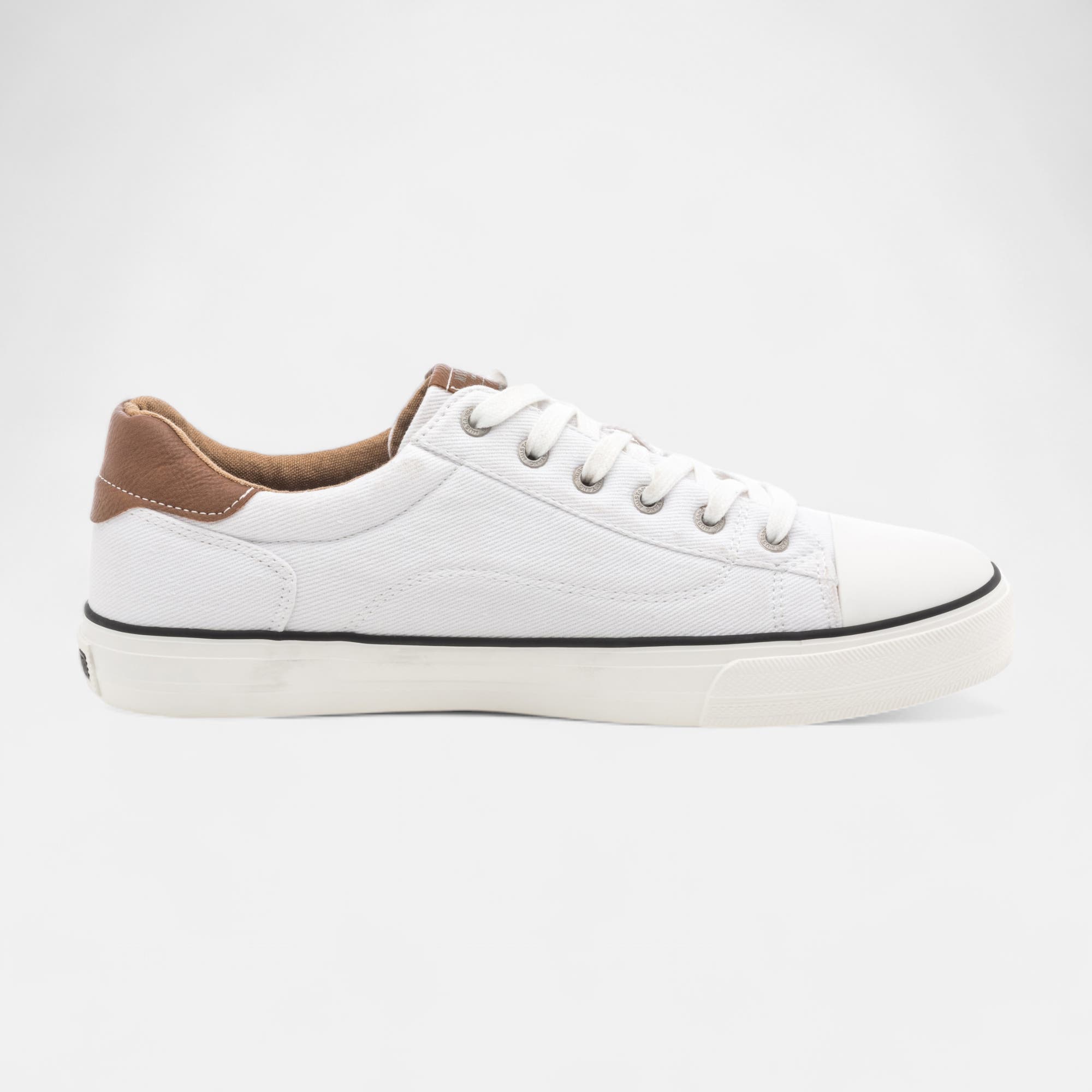 Chaussures en toile Homme blanc