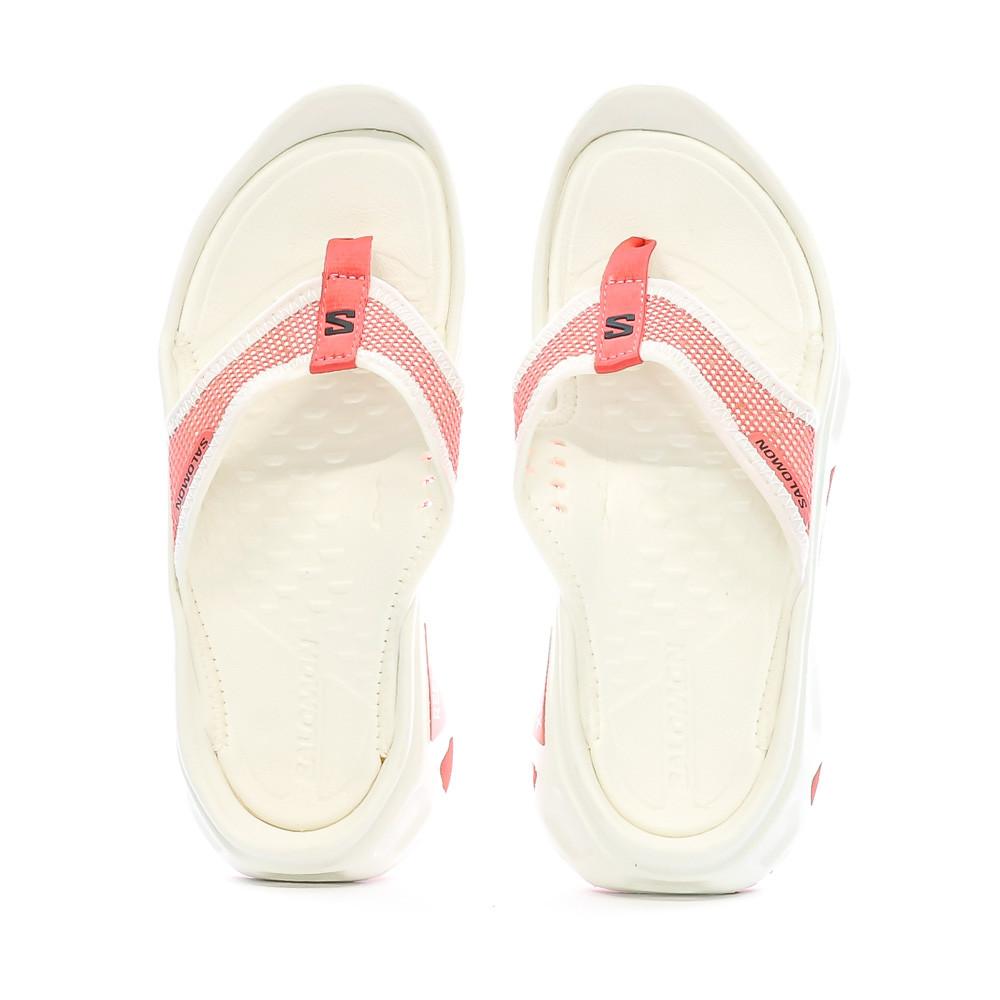 Salomon Claquettes Écru/Rose Femme Salomon Reelax Break 6.0