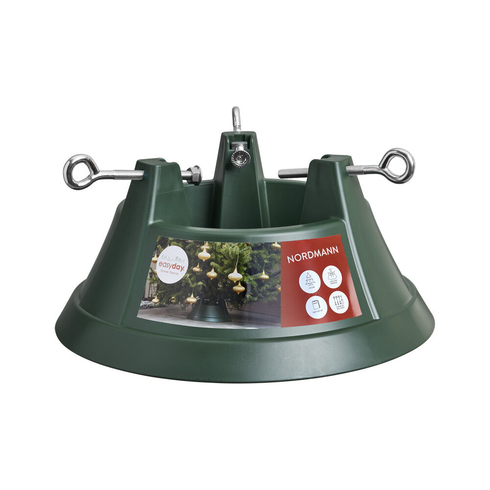 Good(s) factory - Kerstboomstandaard - Groen - 40x40x10 cm