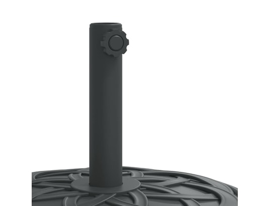 VIDAXL - Accessoire parasol Base de parasol avec roues pour mâts ø38 / 48 mm 27 kg rond