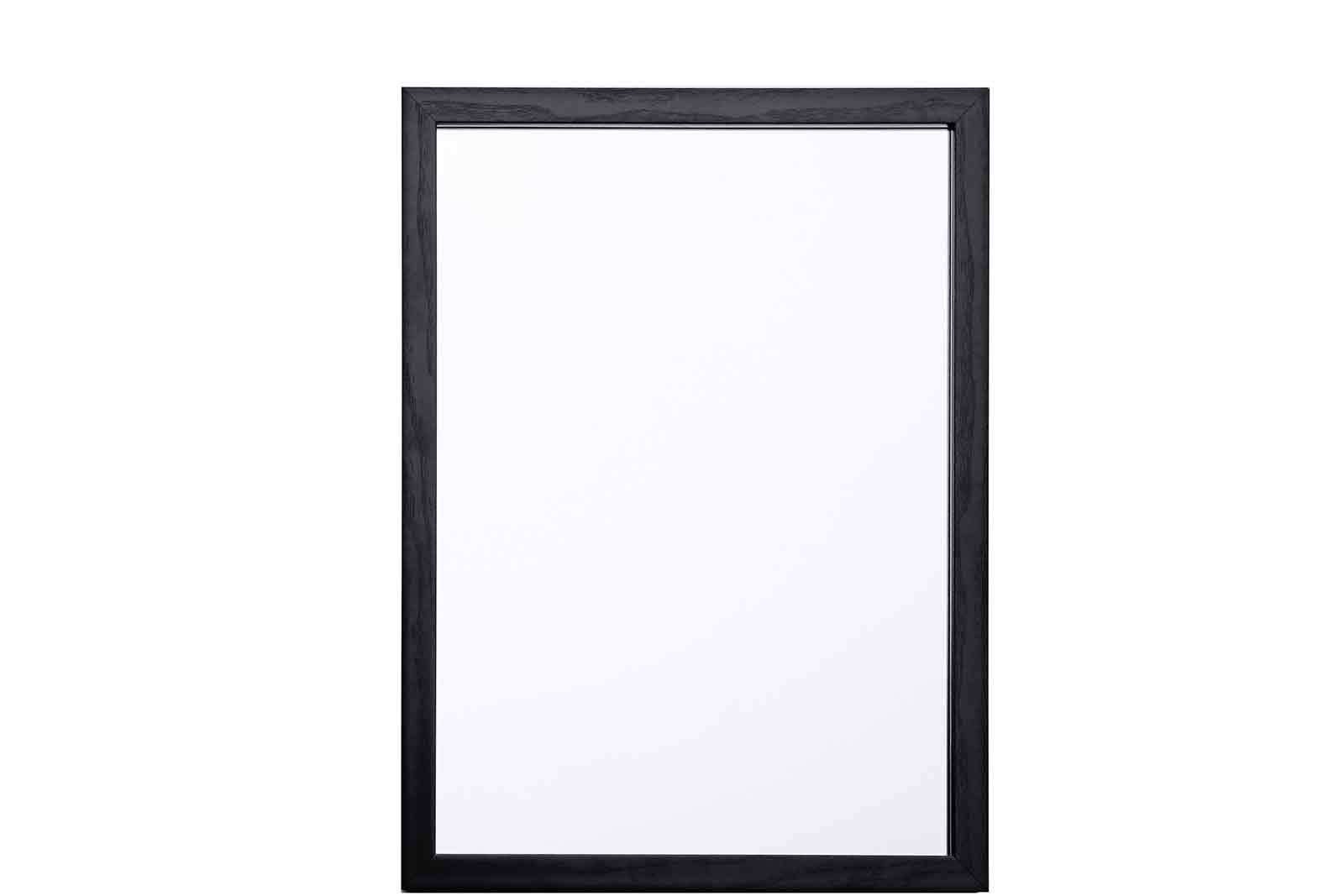 Plano speil Sort 30x40 cm