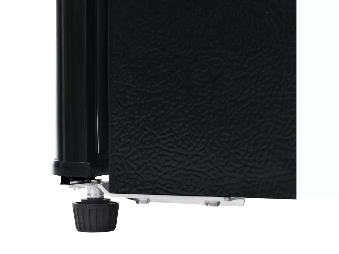 Réfrigérateur-congélateur combiné, 105,5 cm de hauteur, 41 cm de largeur, avec un volume total de 92 litres, un volume de congélateur de 28 litres. 181 kWh/an, -27°C 13°C, éclairage LED, (noir）
