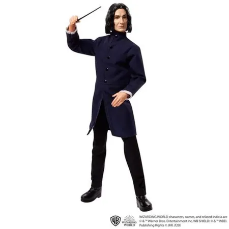 Mattel Harry Potter Professor Snape Puppe (ca. 30 cm) mit Zauberstab