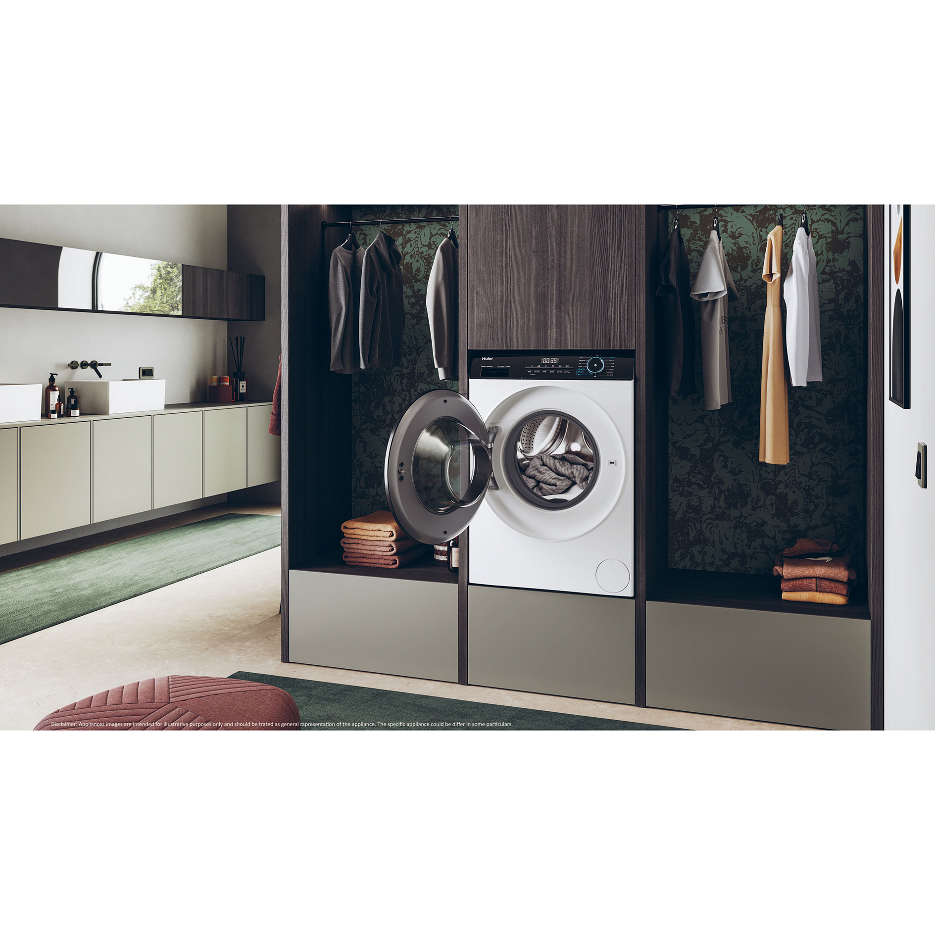 HAIER Waschmaschine HW80-B14939 - 8 kg - 1400 U/Min. - A