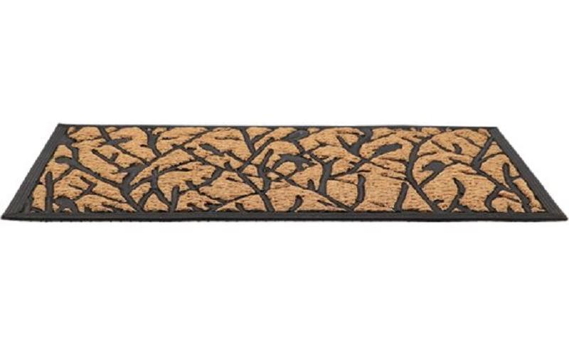 Fussmatte Zilpzalp 45 cm x 75 cmSchmutzfangmatte aus Kokosfaser und Gummi
