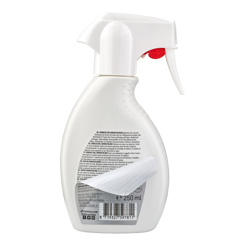 Altruist Zonnebrand Family Spray SPF 50250 ml