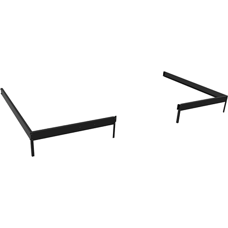 Halls Qube lean-to 612 fundament - sort