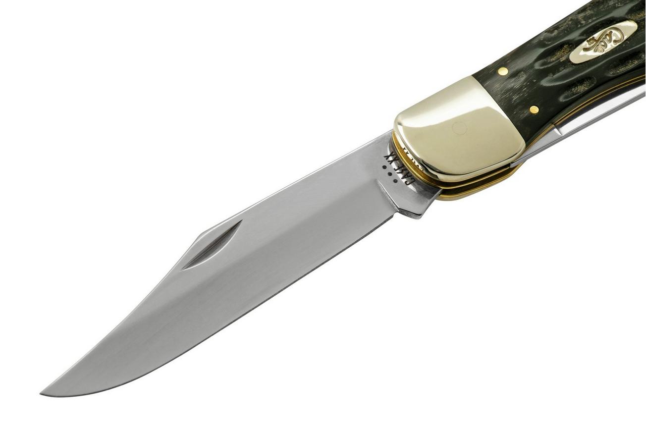 Case Folding Hunter 65030 Jigged Buffalo Horn, zakmes met foedraal