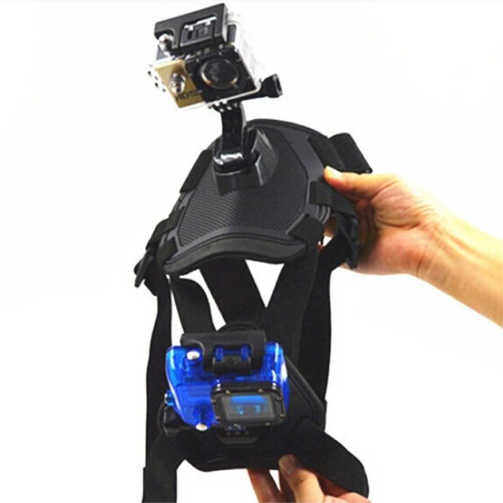 Dual Hundegeschirr Brust Gurt Kamerahalterung für GoPro