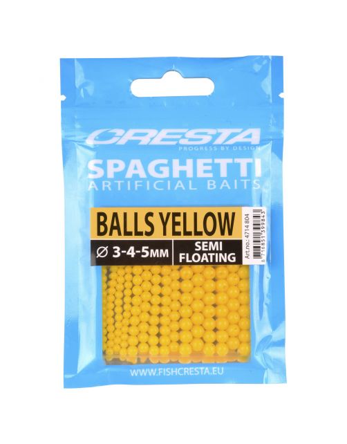 Cresta Spaghetti Balls Yellow - Aas -