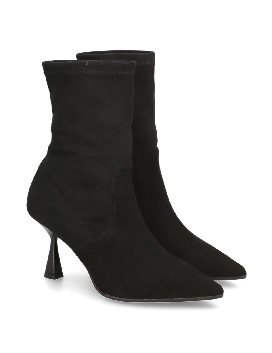 Lederkombination Stiefelette