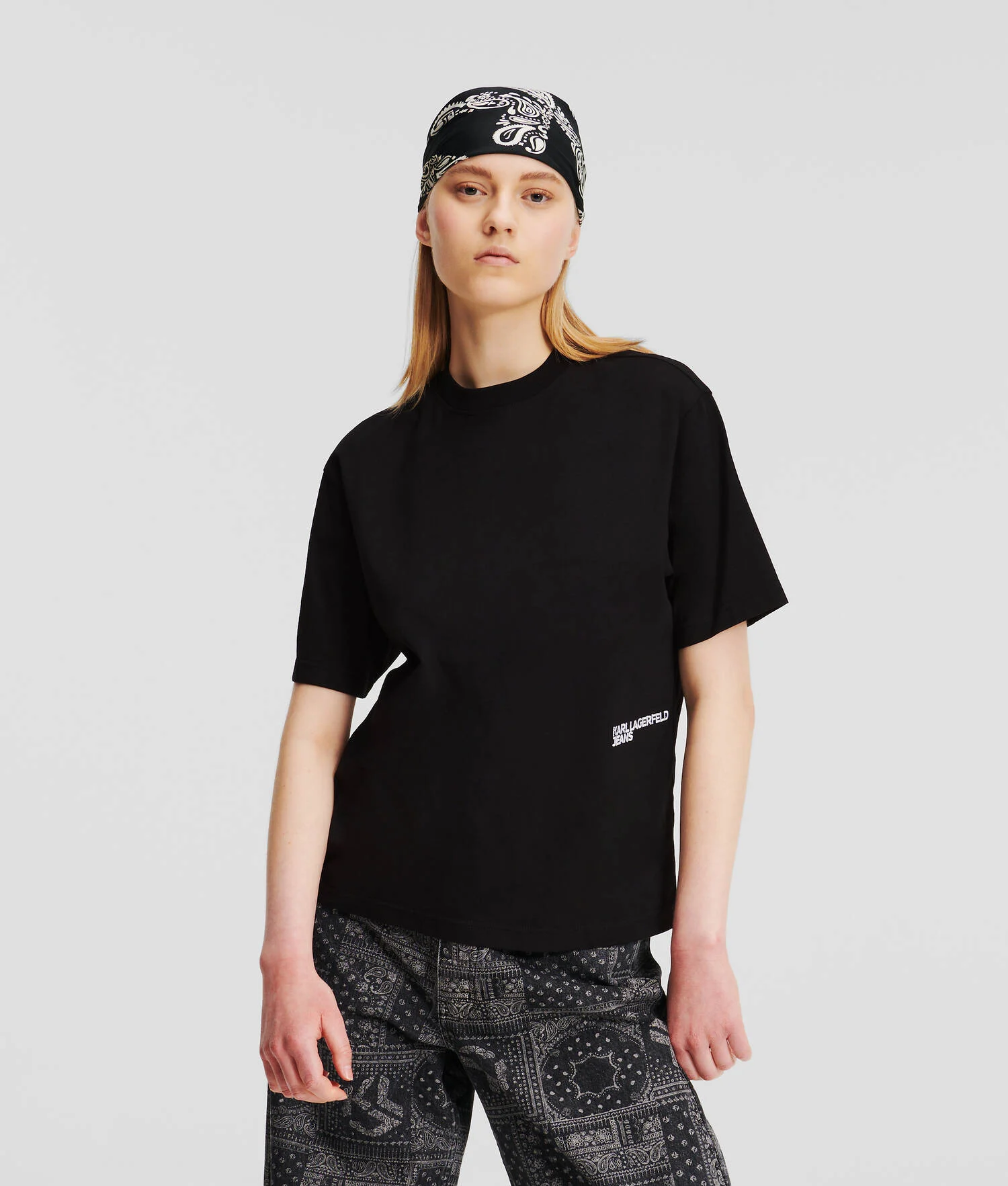 T-SHIRT IMPRIMÉ BANDANA KLJ