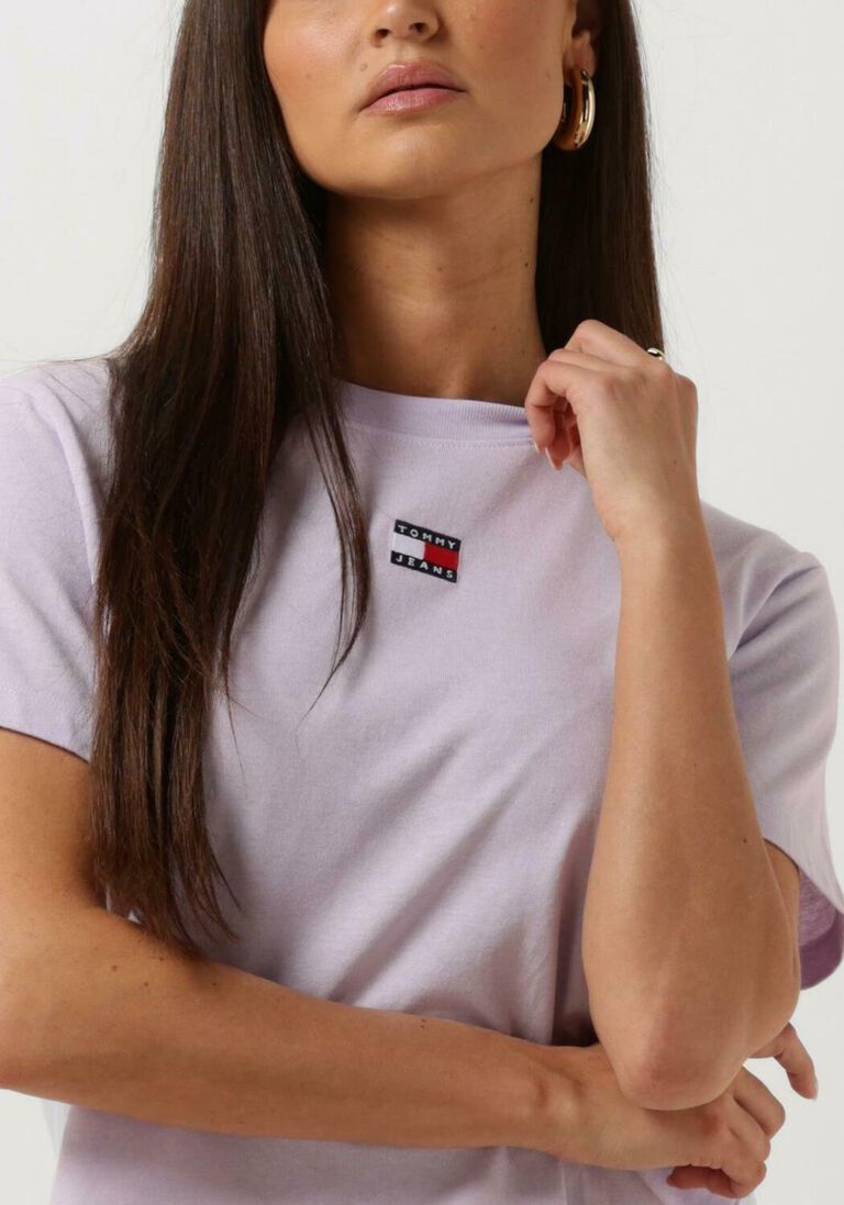 TOMMY JEANS lila tommy jeans t-shirt tjw bxy badge tee