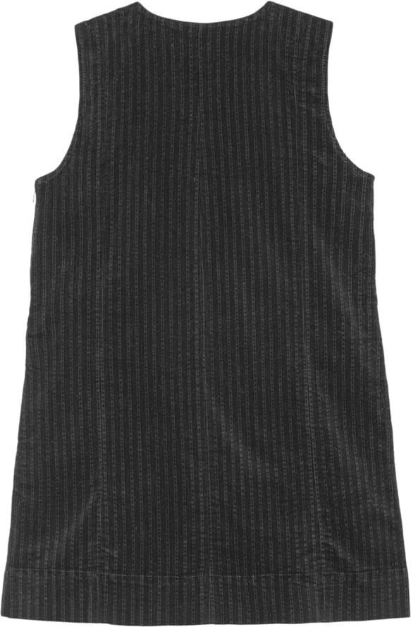 Ganni Stretch Corduroy Mini Dress Black