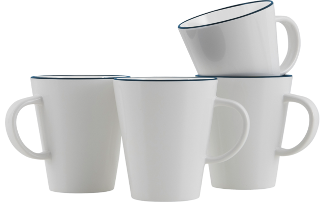 Gimex Linea Line Henkelbecher 350 ml 4 Stück