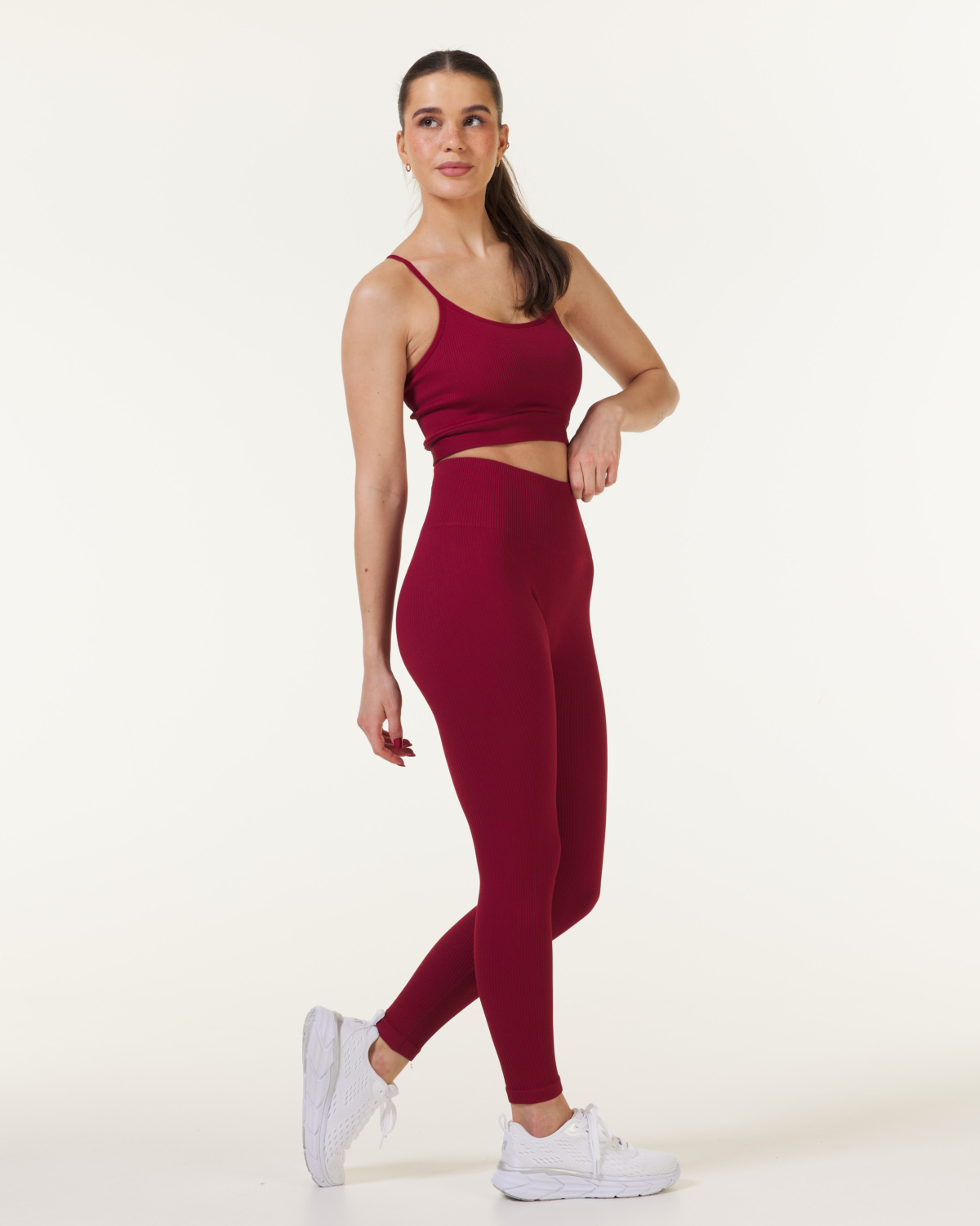 Bumpro 2-PACK Perfect Rib Tights Wine