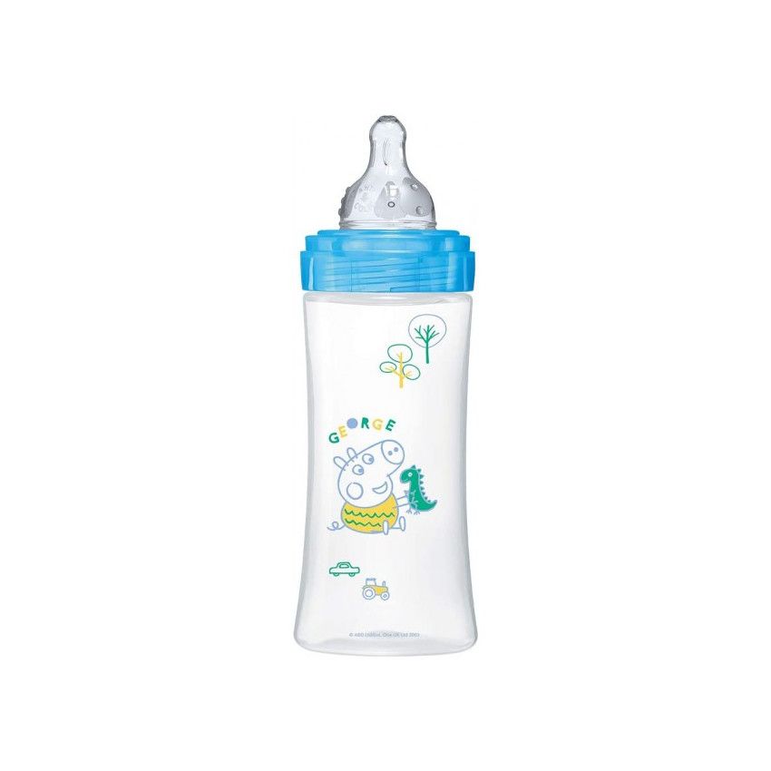 Biberon anti-coliques +6 mois 330ml George - Ecru