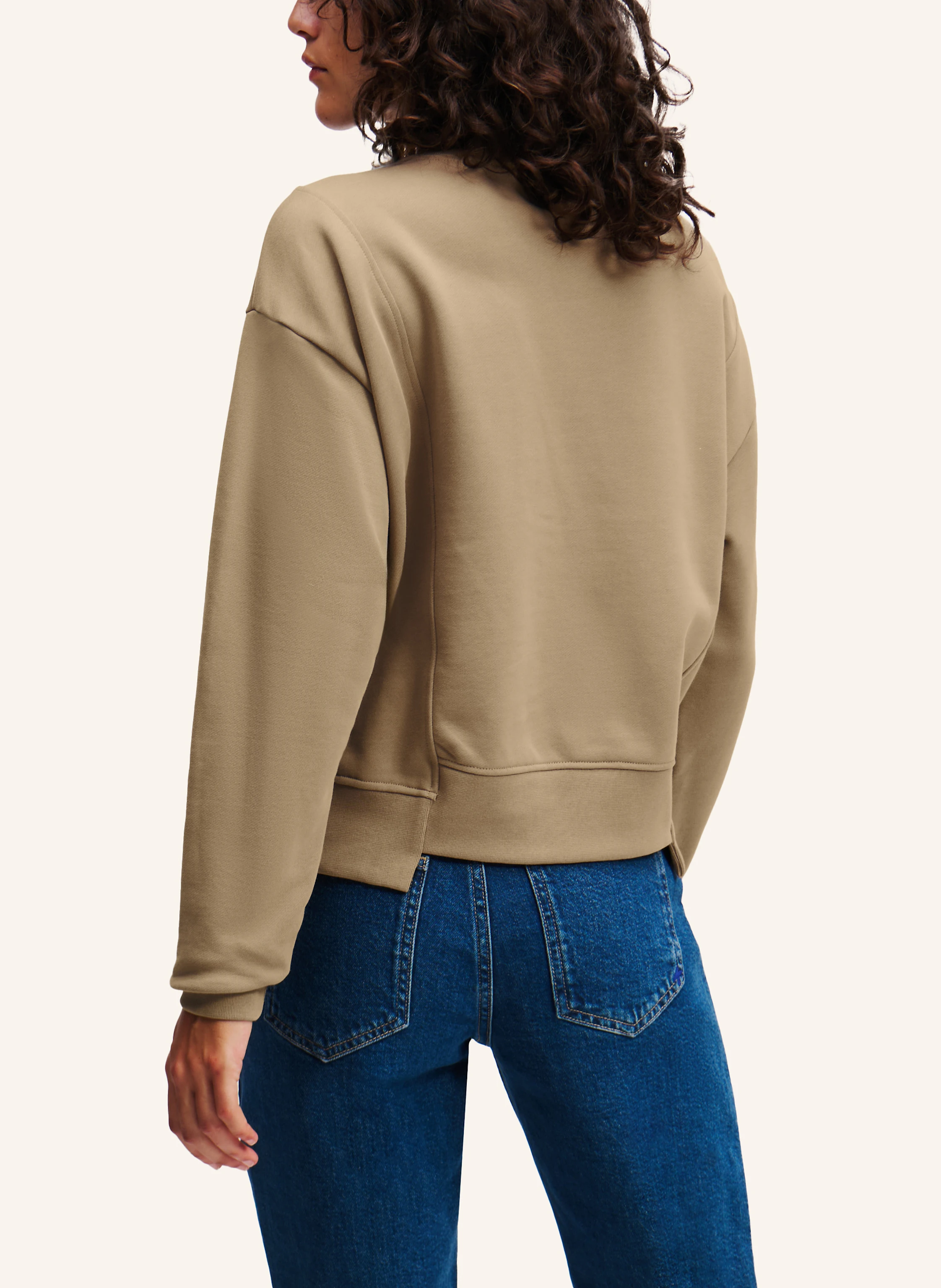 KARL LAGERFELD JEANS ASYMMETRISCHES SWEATSHIRT MIT STEHKRAGEN