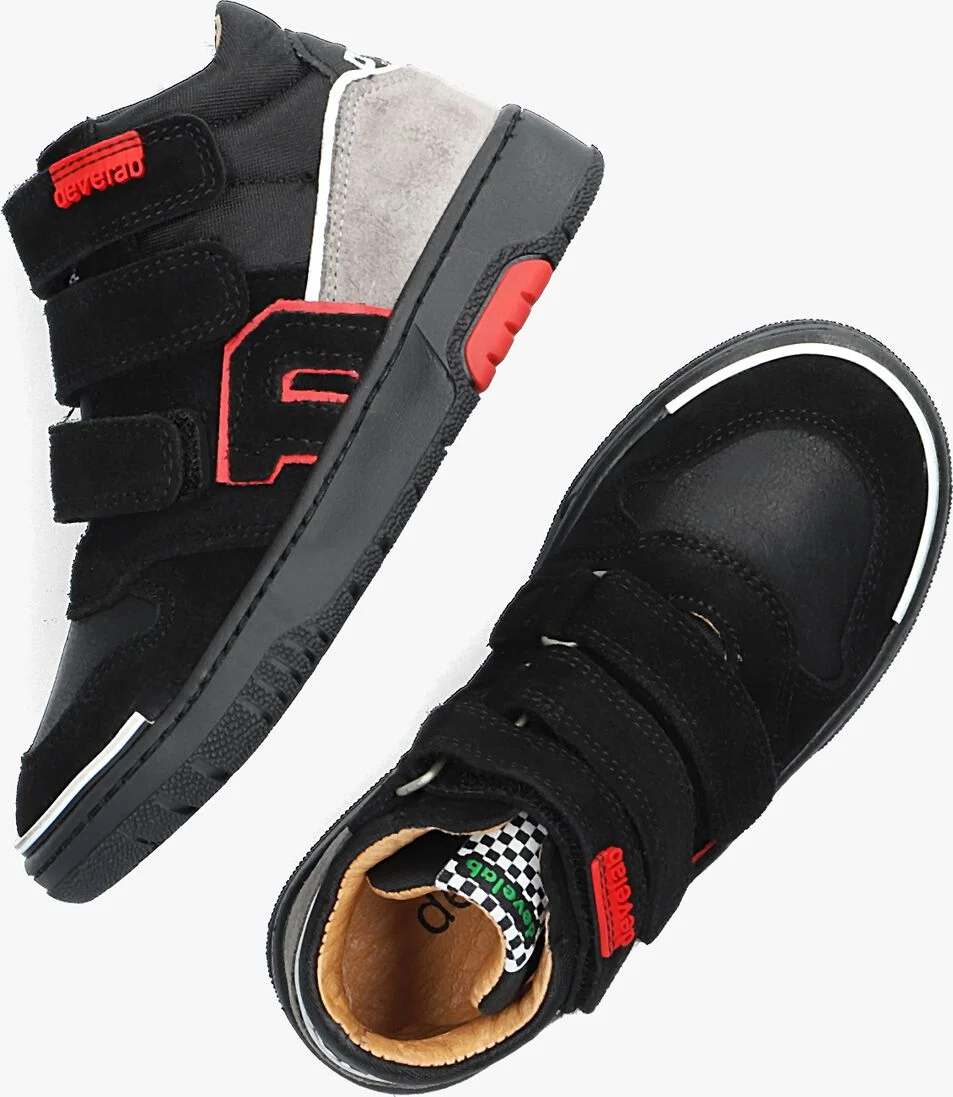 DEVELAB zwarte develab hoge sneaker 45707