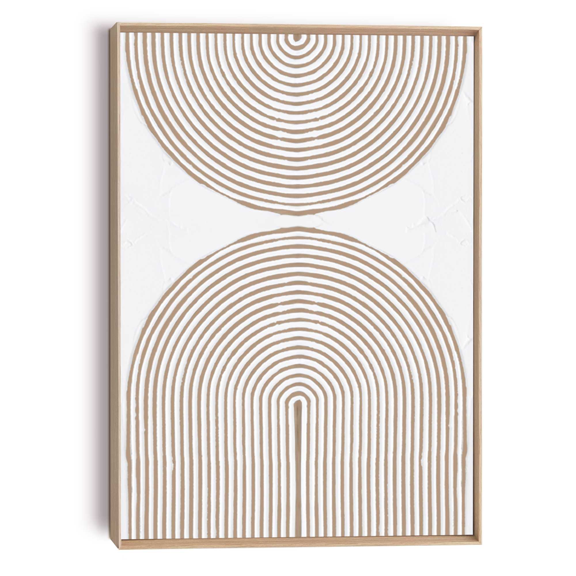 Reinders - Bows 3D Art Schilderij - 70 x 50 cm - Tinted Beige