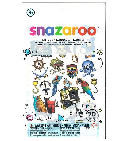 Snazaroo Tattoos - 20 st. - Pirat