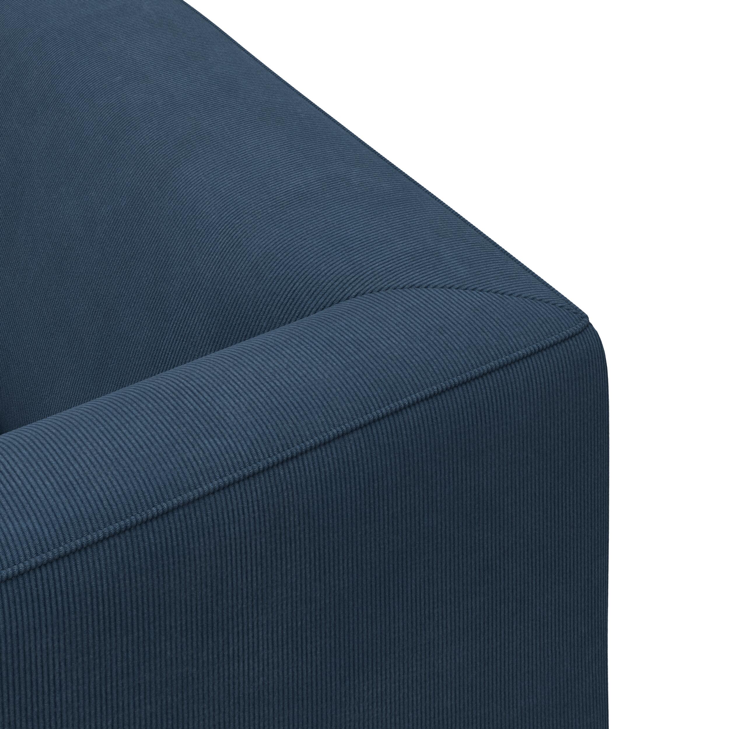 Teron venstrevendt sofa med pufafslutning
