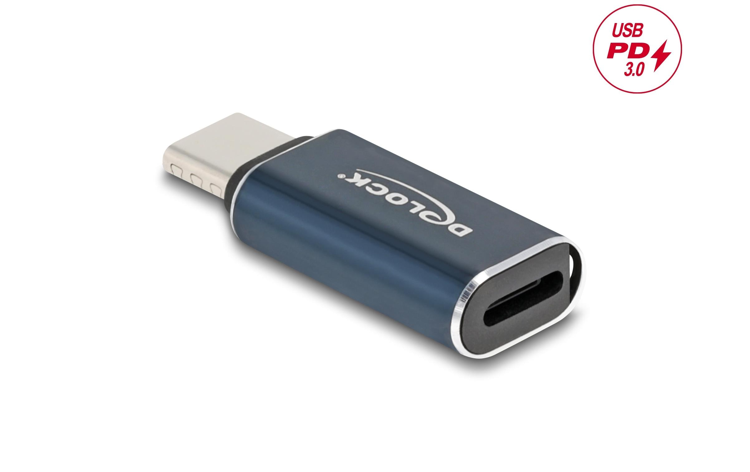 USB 2.0 Adapter PD3.0 USB-C Stecker - Apple Lightning BuchseDelock Adapter USB 2.0 Type-C Stecker zu Lightning Buchse PD 3.0