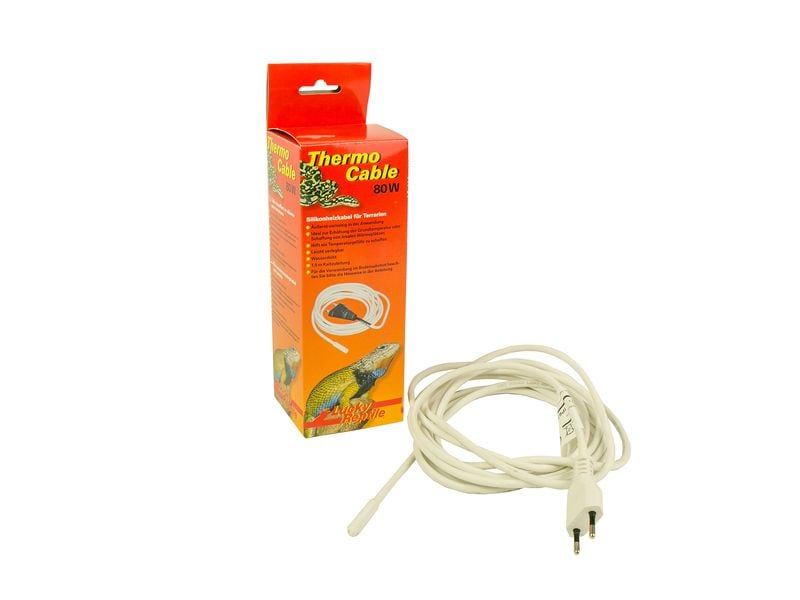 Lucky Reptile Substratheizer Heat Thermo Cable 80 W, 6.5 m Silikonheizkabel für Terrarien