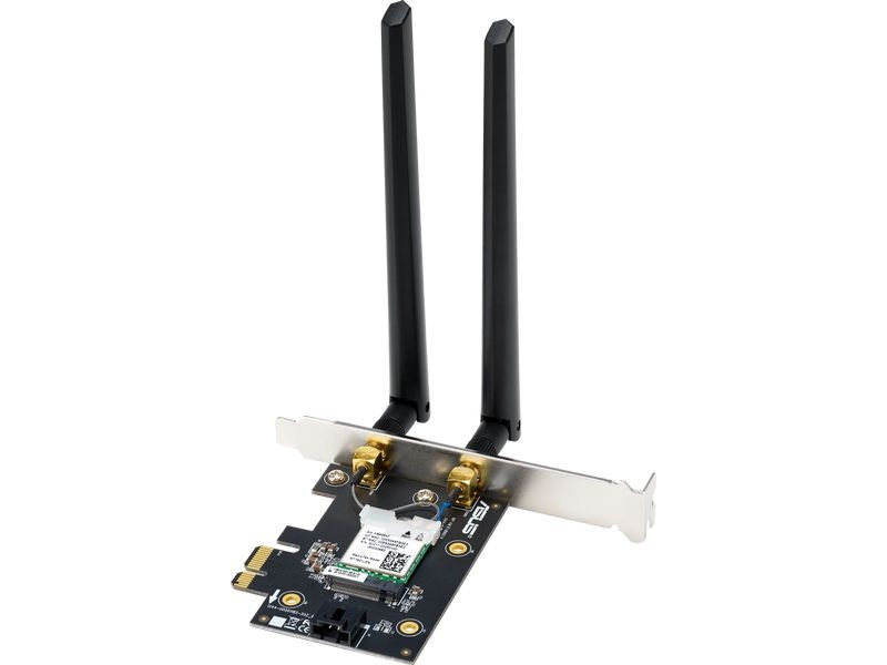 ASUS WLAN-AX PCIe Adapter PCE-BE6500 WiFi 7 PCI-E Adapter  6GHz, 4096-QAM, Bluetooth 5.4, WPA3