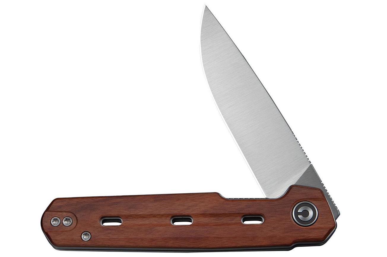 Civivi Navo C25015B-1 Satin Nitro-V, Guibourtia, zakmes, Ostap Hel design