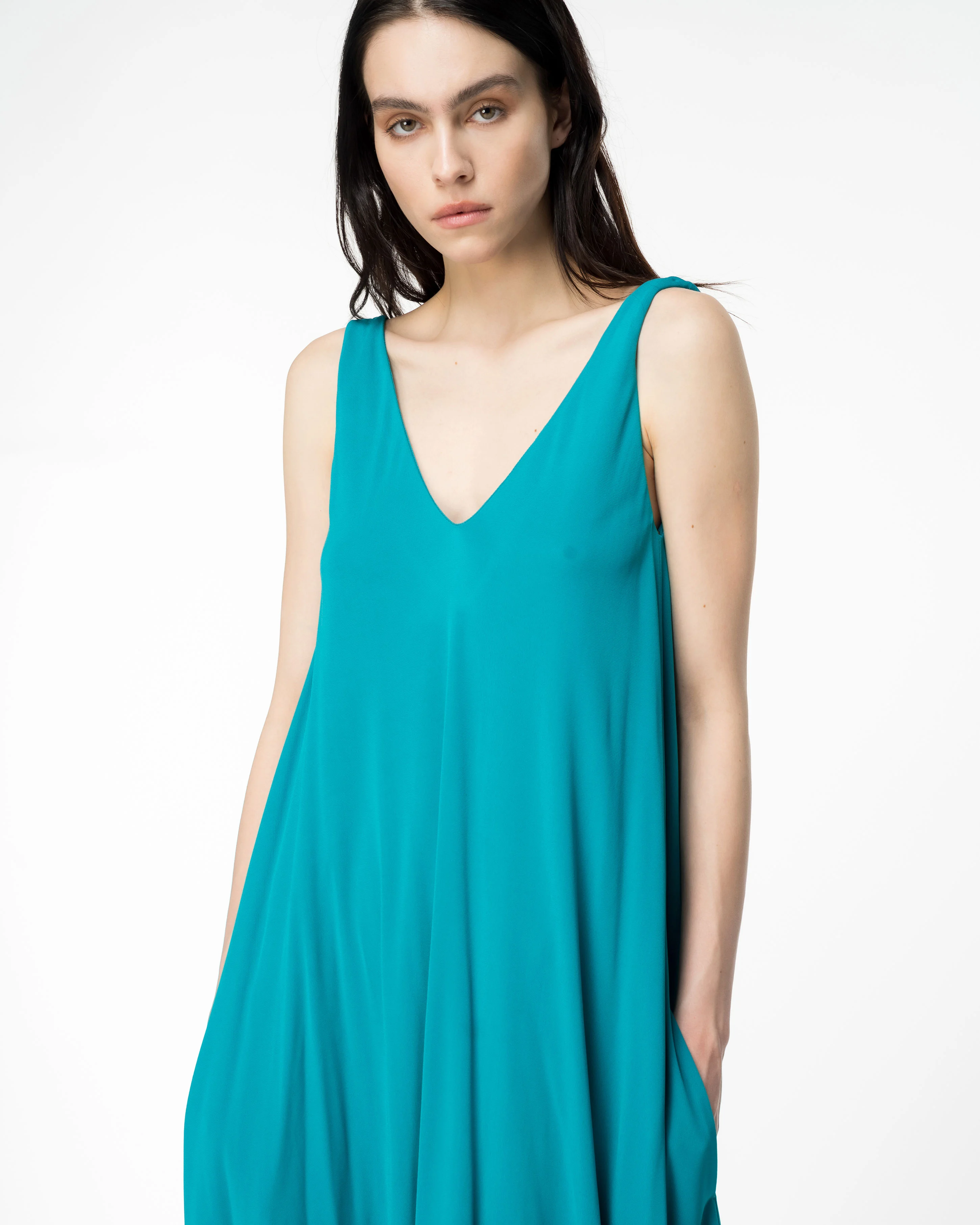 Mini-robe ceinturée | Bleu