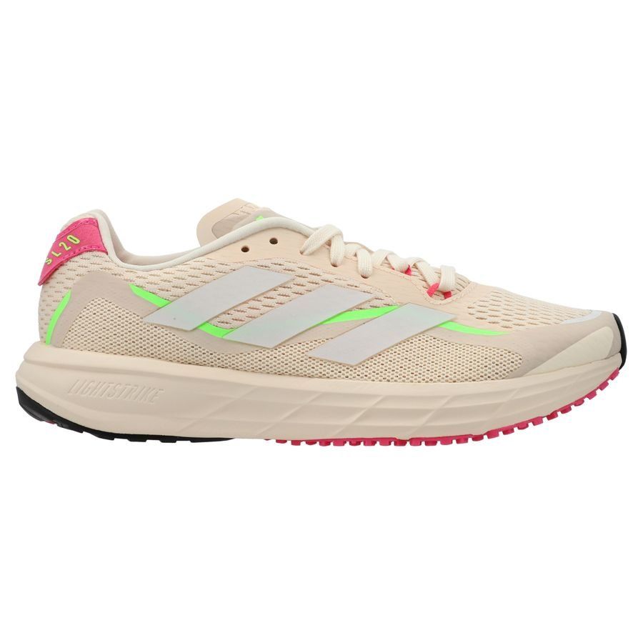 adidas Chaussures de Running SL20.3 - Beige/Argenté/Vert Femme