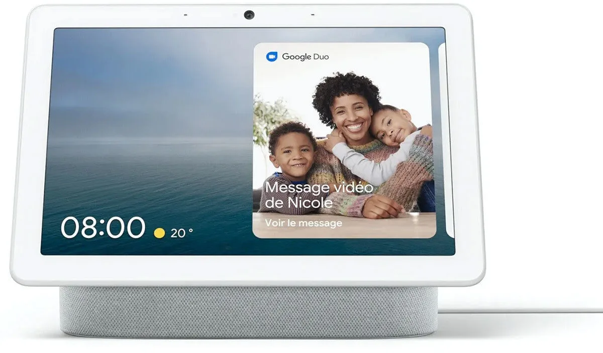 Google Nest Hub Max Gris Enceintes assistant vocal